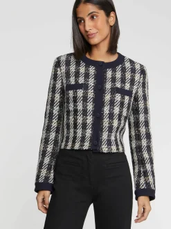 Paule Ka Veste Courte A Motif Pied-De-Coq<Femme Vestes