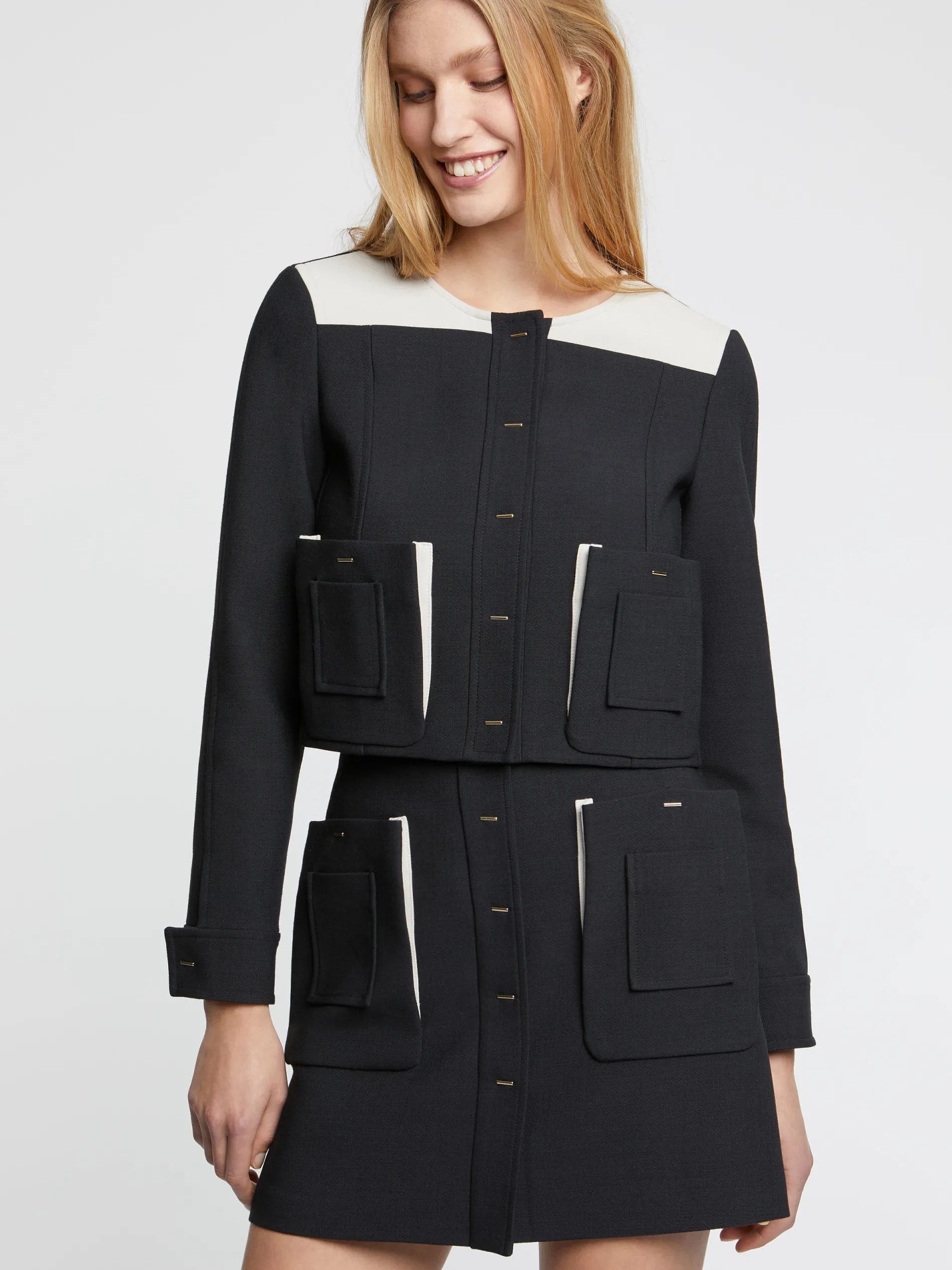 Paule Ka Veste Courte A Poches<Femme Vestes