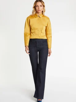 Paule Ka Veste Courte Cintree En Satin<Femme Vestes