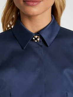 Paule Ka Veste Courte Cintree En Satin<Femme Vestes