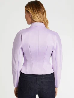 Paule Ka Veste Courte Cintree En Satin<Femme Vestes