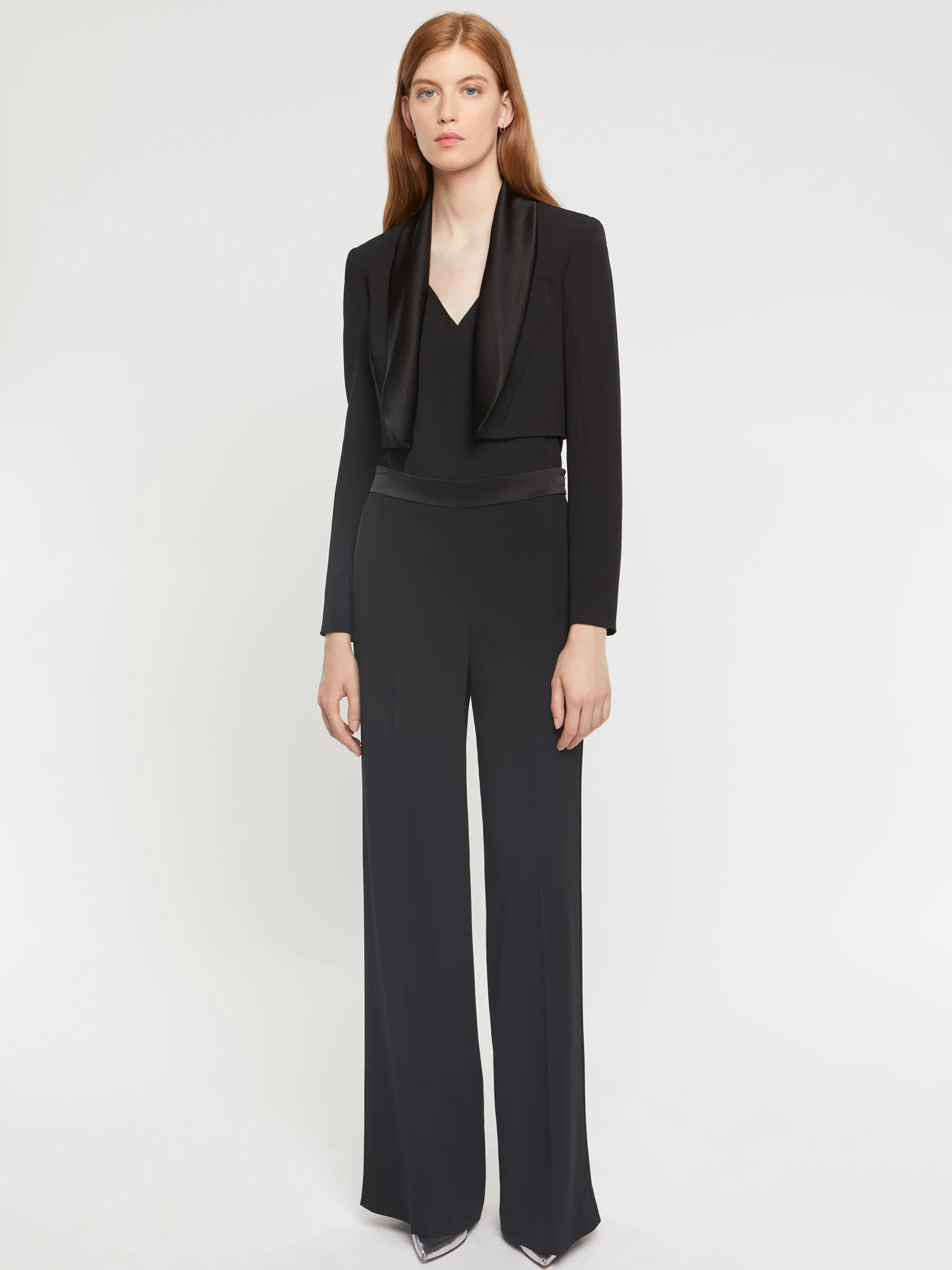 Paule Ka Veste Courte En Crepe Envers Satin<Femme Vestes