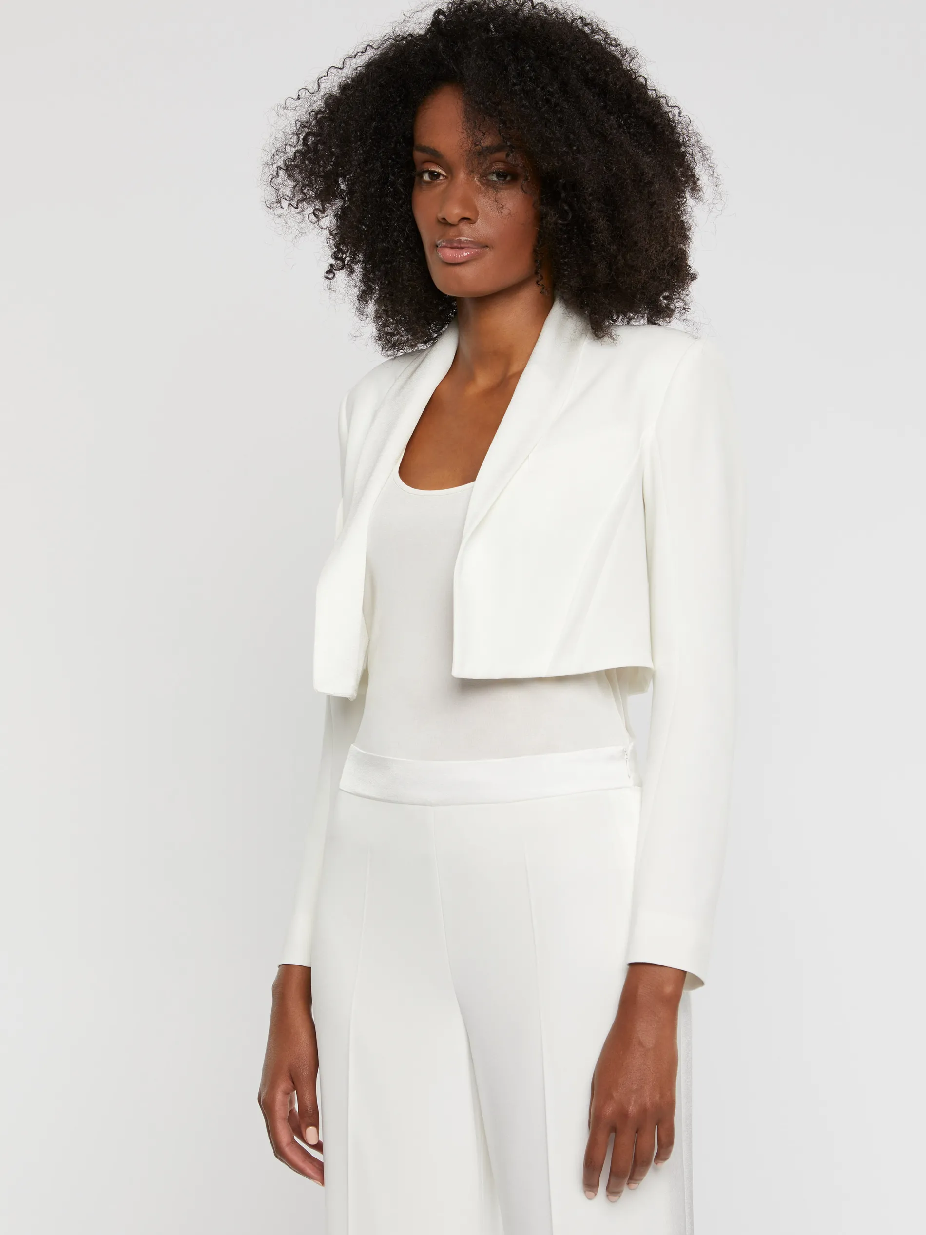 Paule Ka Veste Courte En Crepe Envers Satin<Femme Vestes