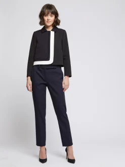 Paule Ka Veste Courte Graphique En Tricotine Stretch<Femme Vestes