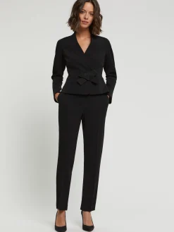 Paule Ka Veste Croisee En Crepe Envers Satin<Femme Vestes