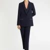Paule Ka Veste De Costume Droite En Tissu Crepe<Femme Vestes