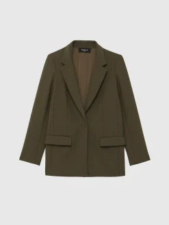 Paule Ka Veste De Costume Droite En Tissu Crepe<Femme Vestes