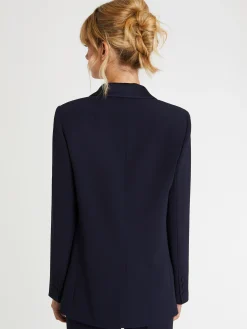 Paule Ka Veste De Costume Droite En Tissu Crepe<Femme Vestes