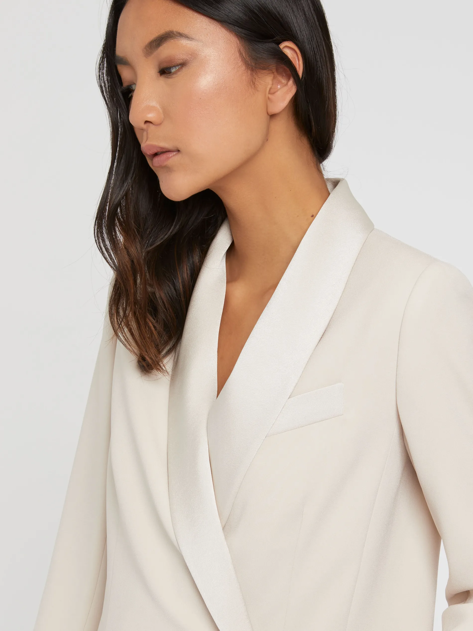 Paule Ka Veste De Smoking En Crepe Envers Satin<Femme Vestes