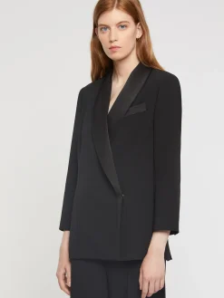 Paule Ka Veste De Smoking En Crepe Envers Satin<Femme Vestes