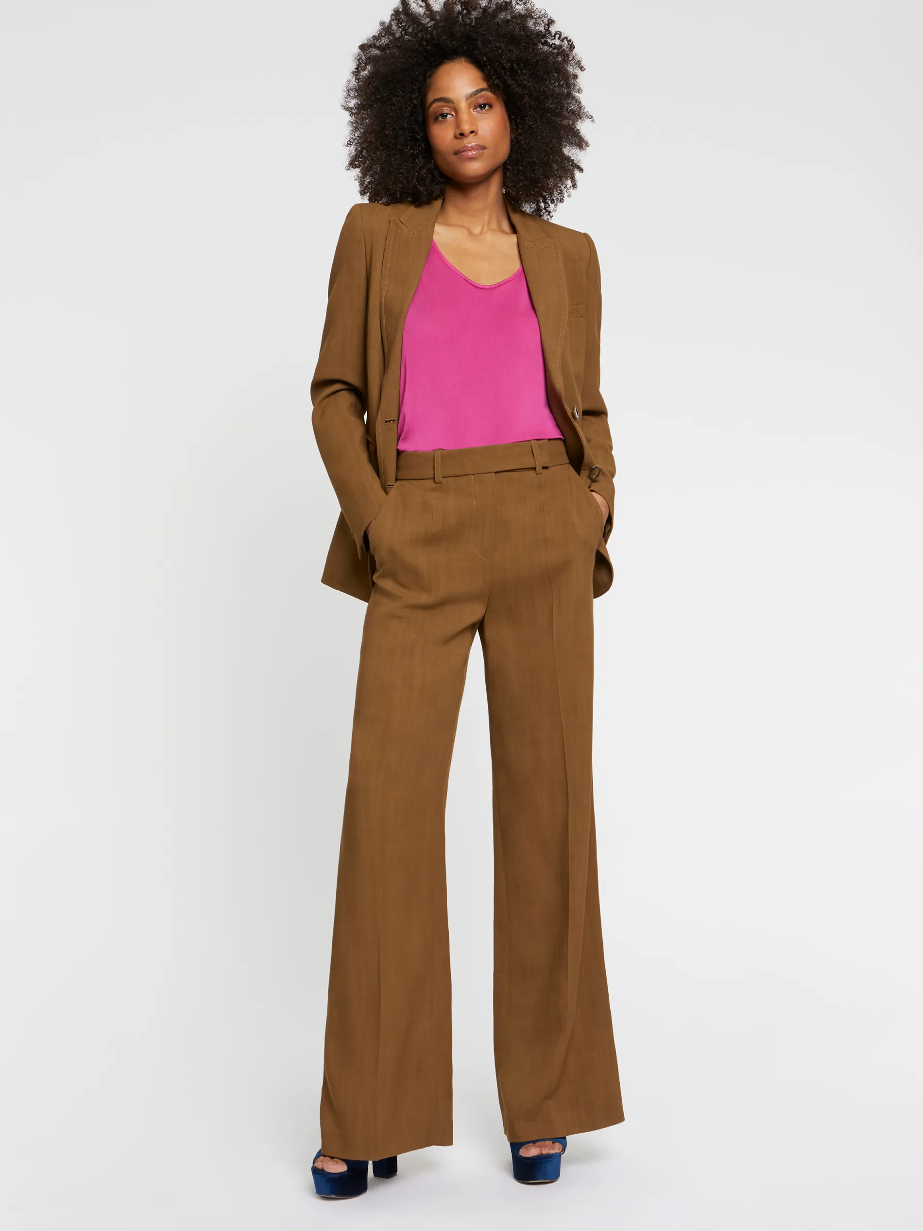 Paule Ka Veste De Tailleur Cintree En Toile De Viscose<Femme Vestes