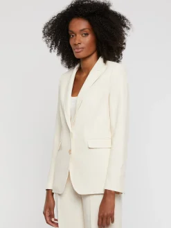 Paule Ka Veste De Tailleur Cintree En Toile De Viscose<Femme Vestes