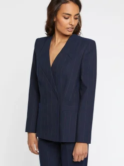 Paule Ka Veste De Tailleur Rayee<Femme Vestes