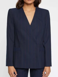 Paule Ka Veste De Tailleur Rayee<Femme Vestes