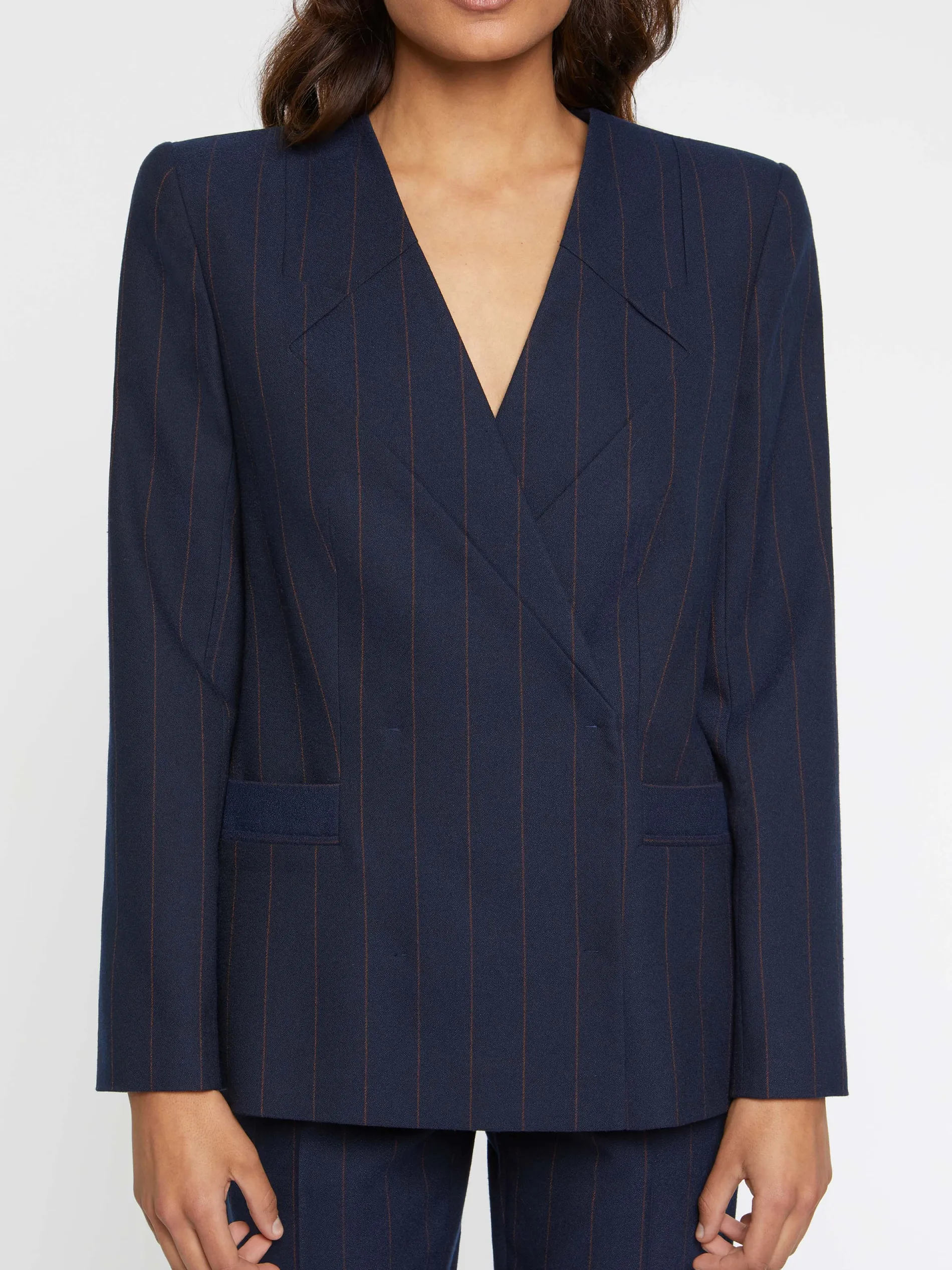 Paule Ka Veste De Tailleur Rayee<Femme Vestes