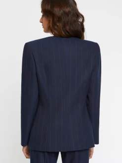 Paule Ka Veste De Tailleur Rayee<Femme Vestes