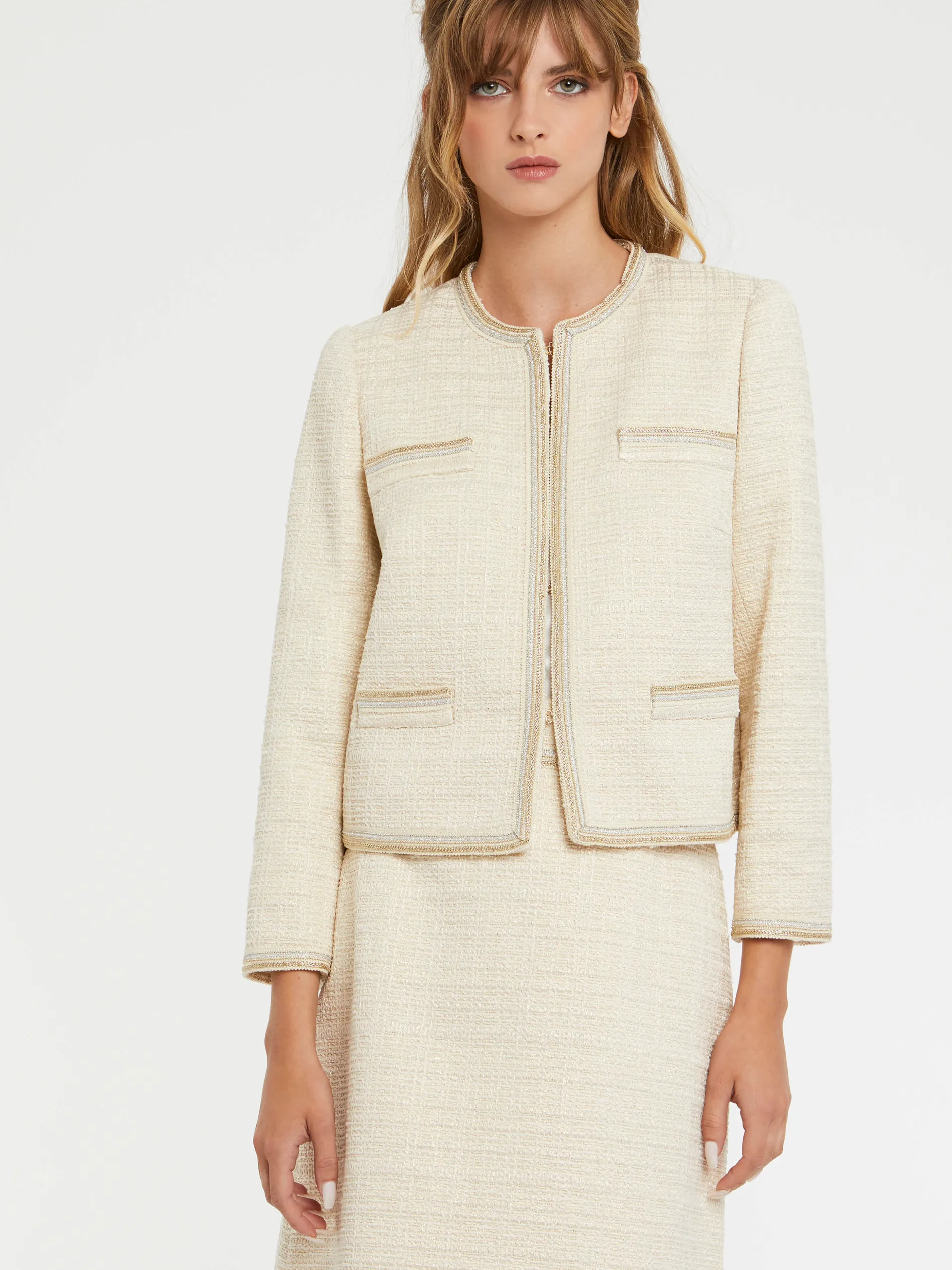 Paule Ka Veste En Tweed<Femme Vestes