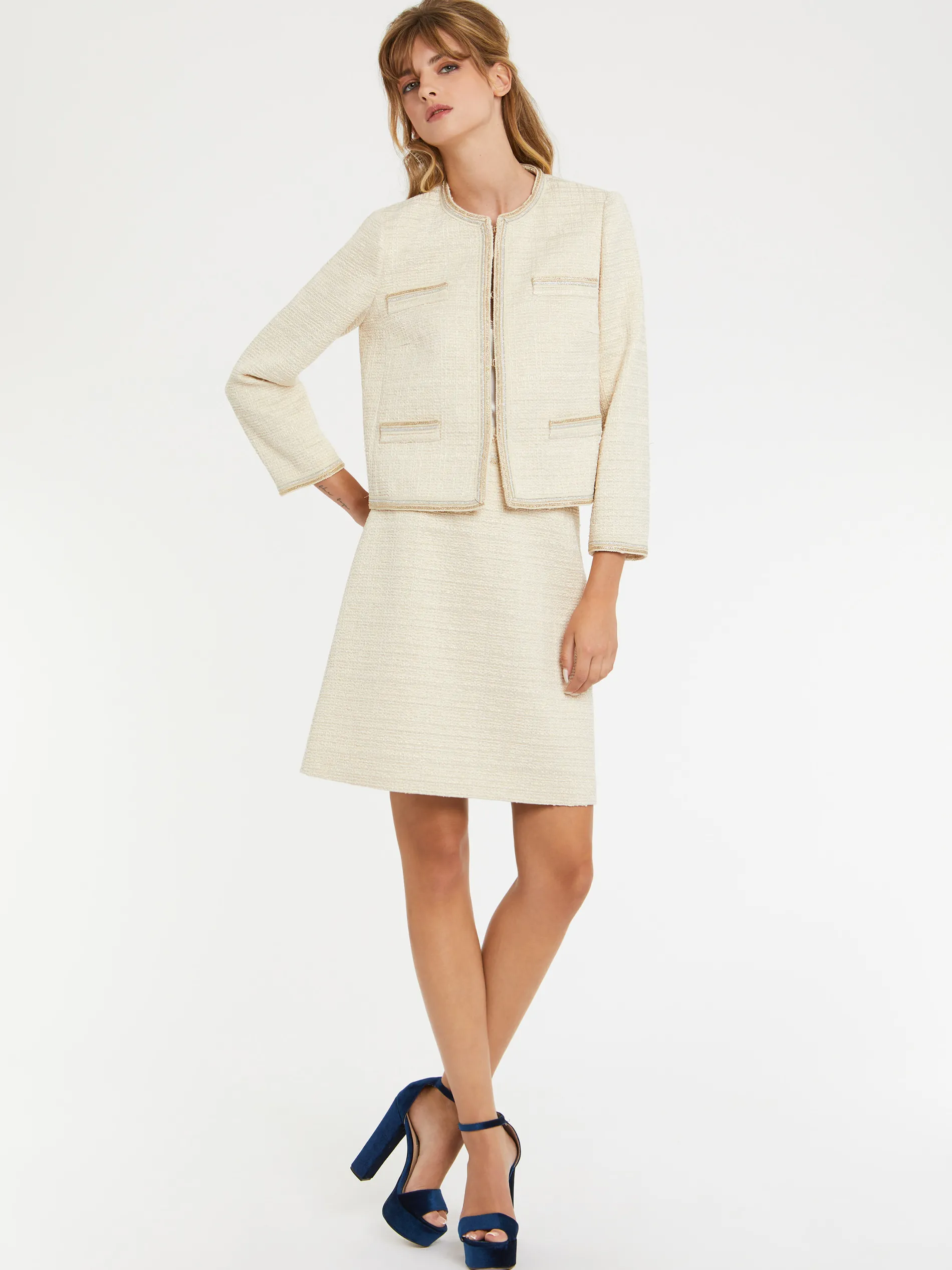 Paule Ka Veste En Tweed<Femme Vestes